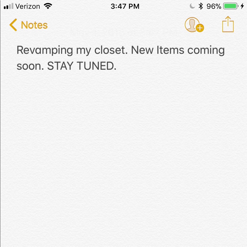 new items